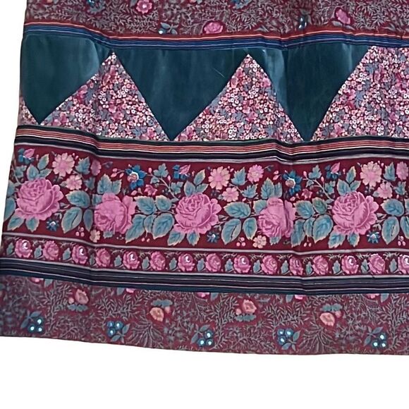 Vintage Vicki Lynn Bardon Suttles & Seawinds Limited Asymmetrical Midi Dress - Picture 3 of 9